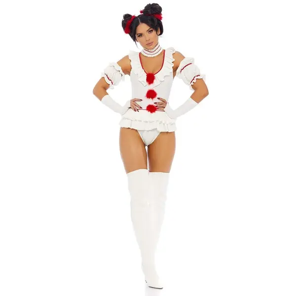 Women's Let's Play a Game Clown Costume