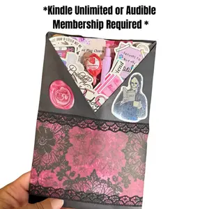 Spicy Blind Date with a Book for Kindle Unlimited and Audible Personalized Mystery Romance Bundle Scene Curated Romantic Adventure Gift for Readers and Listeners with Open Door Smex Scene