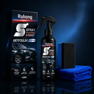 Sopami Car Nano Coating Spray Kit - 1PC Spray+Sponge+Cloth, Quick-Effect Professional Detailer, Paint Restore Wax, Scratch Polish, Automotive Glass Polish, Multi-Surface Cleaner for Shine & Long-Lasting Protection