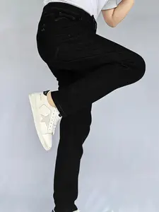 Lux Lee 4-Directional Stretch Dark Blue Jeans - Eco-Enzyme Wash, Flexible All-Day Comfort, Effortless All-Day Wear, Slimming Silhouette For Modern Everyday Style