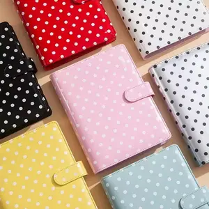 Multifunctional Ring Binder Notebook, Account Book, Secure Closure, Multiple Card Slots, Inner Pages Adjustable, Pen Holder, Cash Storage Bag