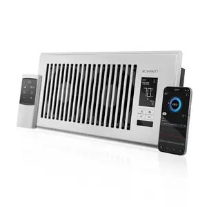 AIRTAP T4, Smart Register Booster Fan 4" x 10" White