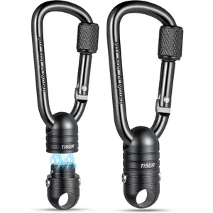 Quick Release Keychain,Carabiner Clip Key Holder, Detachable Key Chain Rings for Car Keys,Pull Apart Keychain Organizer Accessories for Men
