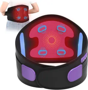 Valentine's Day Gifts 10000mAh Cordless Heating Pad for Back Pain Relief with Air Compression Massager Large Portable Heat Pad for Cramps Lower Back Support Brace Birthday Gifts for Women Men Mom Dad Seniors