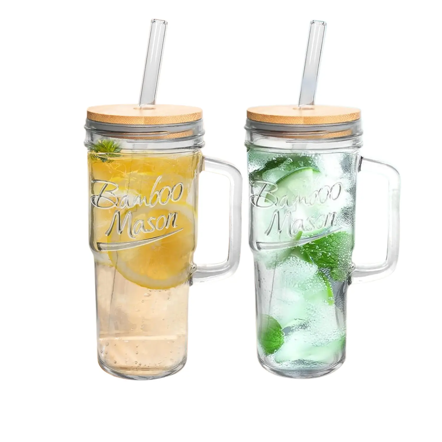 bamboo mason (clear set of 2)