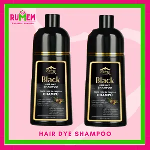 HAIR  DYE SHAMPOO 100% GRAY COVERAGE WITH ARGAN OIL INFUSED COMBO 2 SHAMPOO PACK Haircare