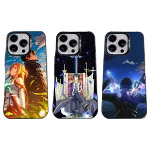 Sword Art Online SAO Kirigaya Phone Cases For iPhone 17 Promax Pro Air 16 Plus 15 14 13 12 11 Anti Fall Black Matte Hard Cover