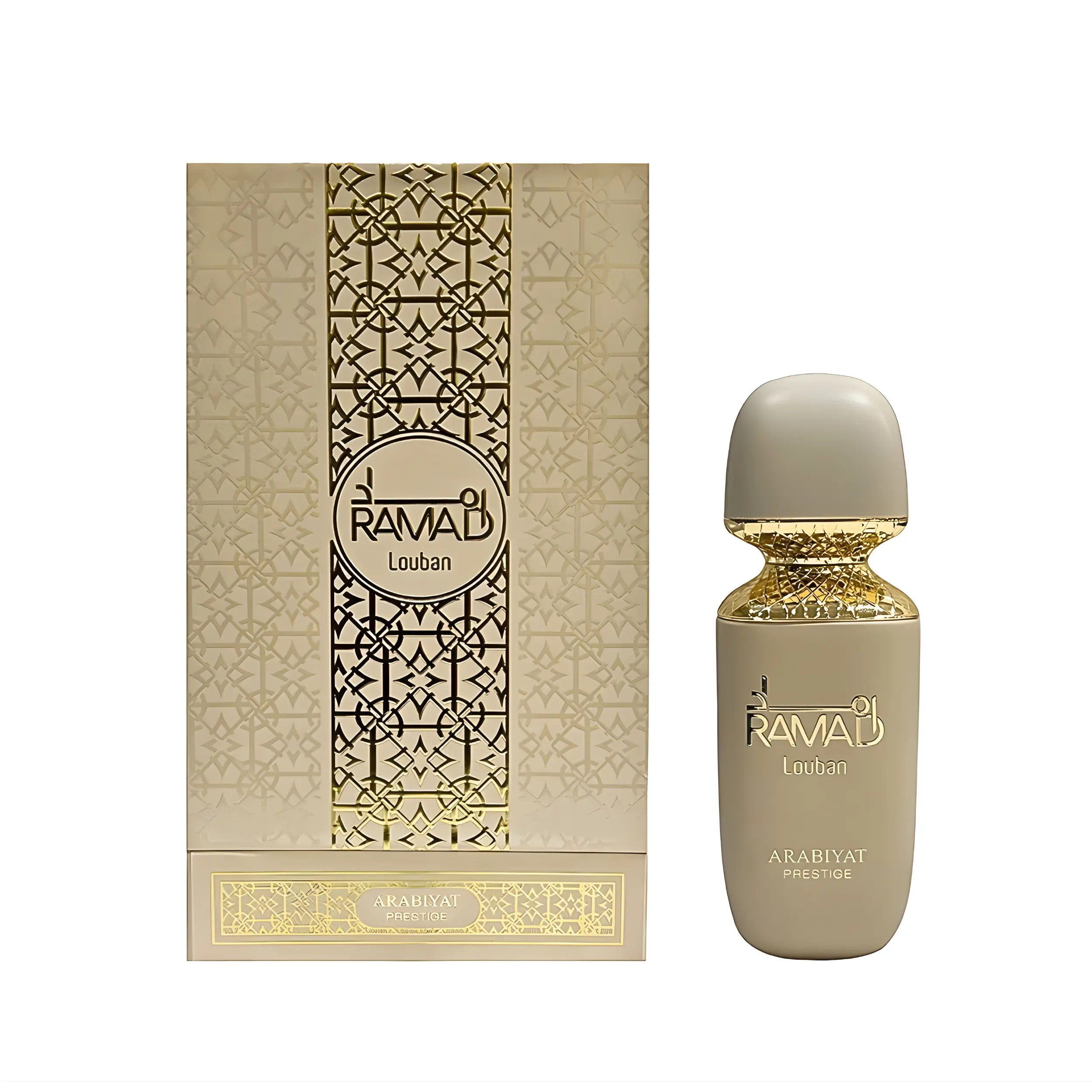 Arabiyat Prestige Ramad Louban Arabian Signature Scent Unisex Eau De Parfum (3.4 fl oz) for Adults, with Cardamom, Hazelnut, Myrrh, Pine, Spiced Woods & Amber Notes, Arabian Scent, Unisex Fragrance