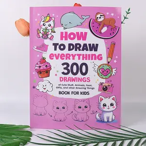 How to Draw Anything Art Creation Workbook, Beginner Sketching Guide, Perfect Birthday Gift, Daily Relaxation Activity Book, Watercolor Flowers Workbook