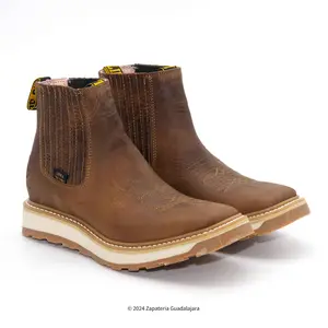 6" WIDE SQUARE SOFT TOE DOUBLE DENSITY SOLE VOLCANO HONEY PULL UP LEATHER WORK BOOT -1071 Shoe Boy Footwear Walking Shoes Closed Comfort