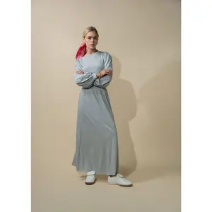 Bubble Sleeve T-Shirt-Heathered Grey