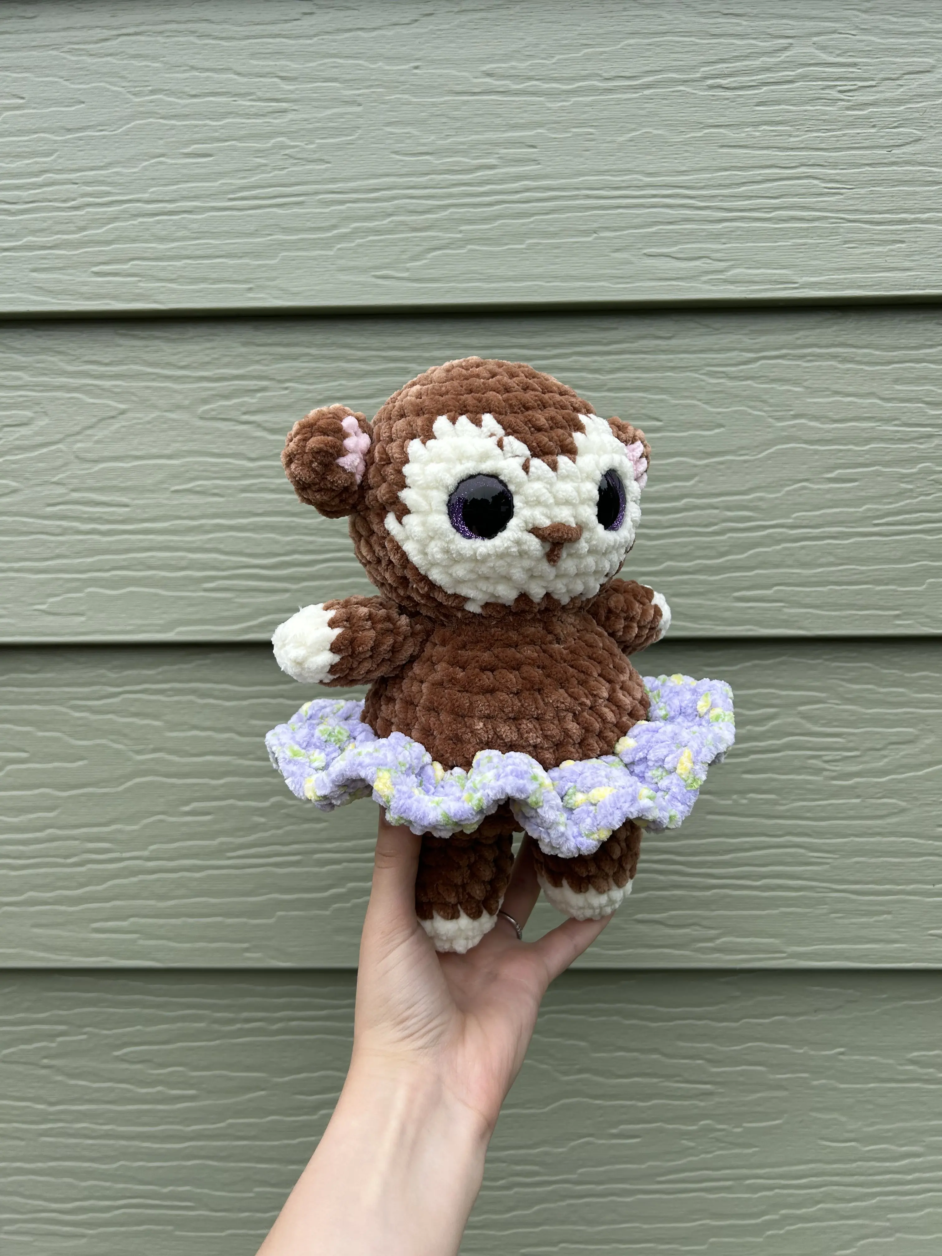 Handmade Crocheted Melody Monkey
