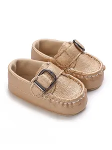 Fashionable British Style Baby Flat PU Leather Shoes, Kids Shoes, Durable Anti-Slip Soft Soled Shoes, Newborn Walking Shoes, Casual Loafers for Spring & Fall, Walking Shoes Babies