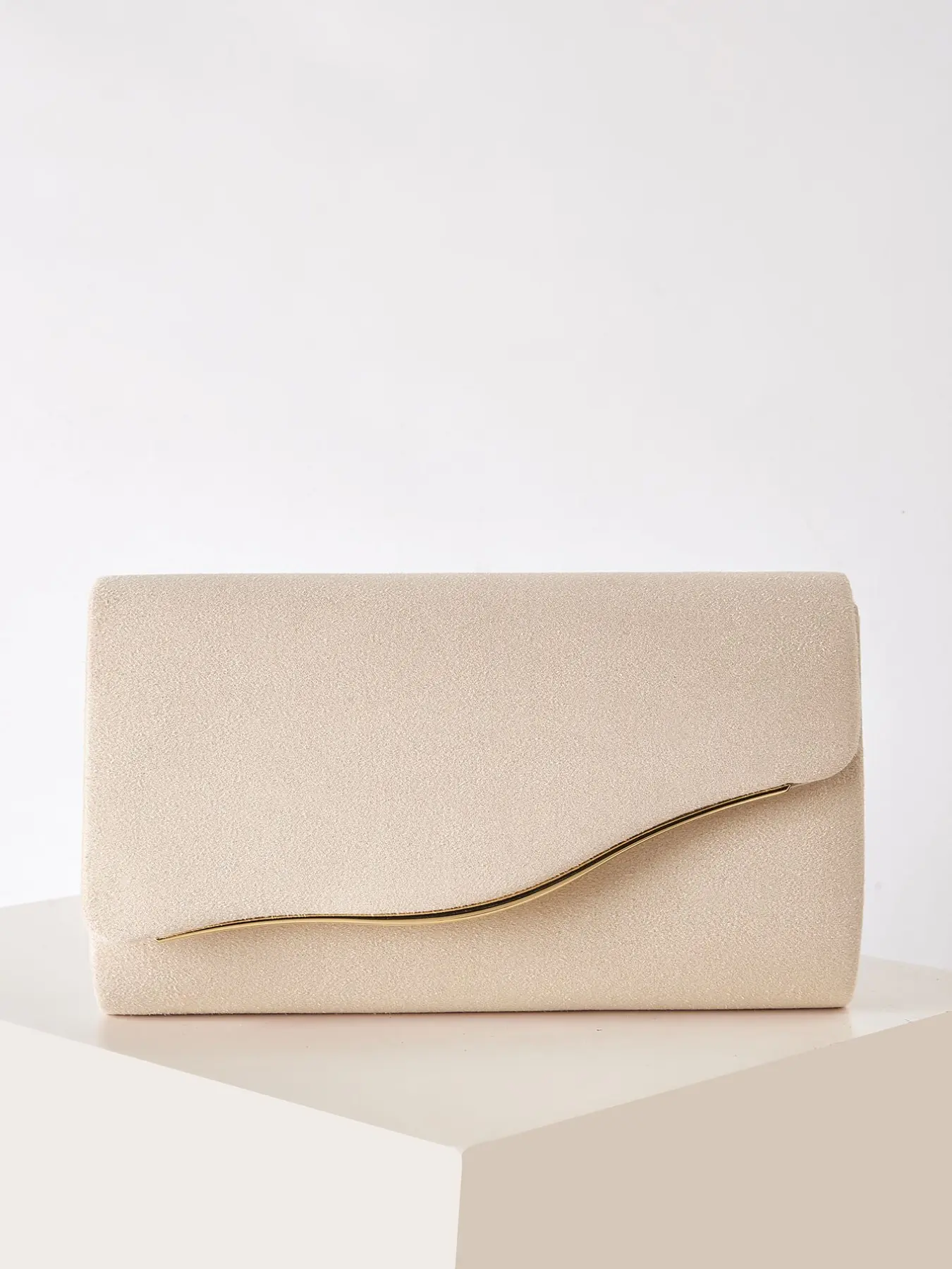 Women's Evening Bag Plain Velvet Clutch Envelope Chain Shoulder Bag Fashion Party Makeup Bag Lightweight Crossbody Business Commute Wedding Dance Festival Evening Clutch Purse