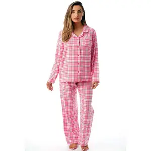 Just Love Womens Cozy Flannel Pajama Set  Warm, Long Sleeve Winter Sleepwear