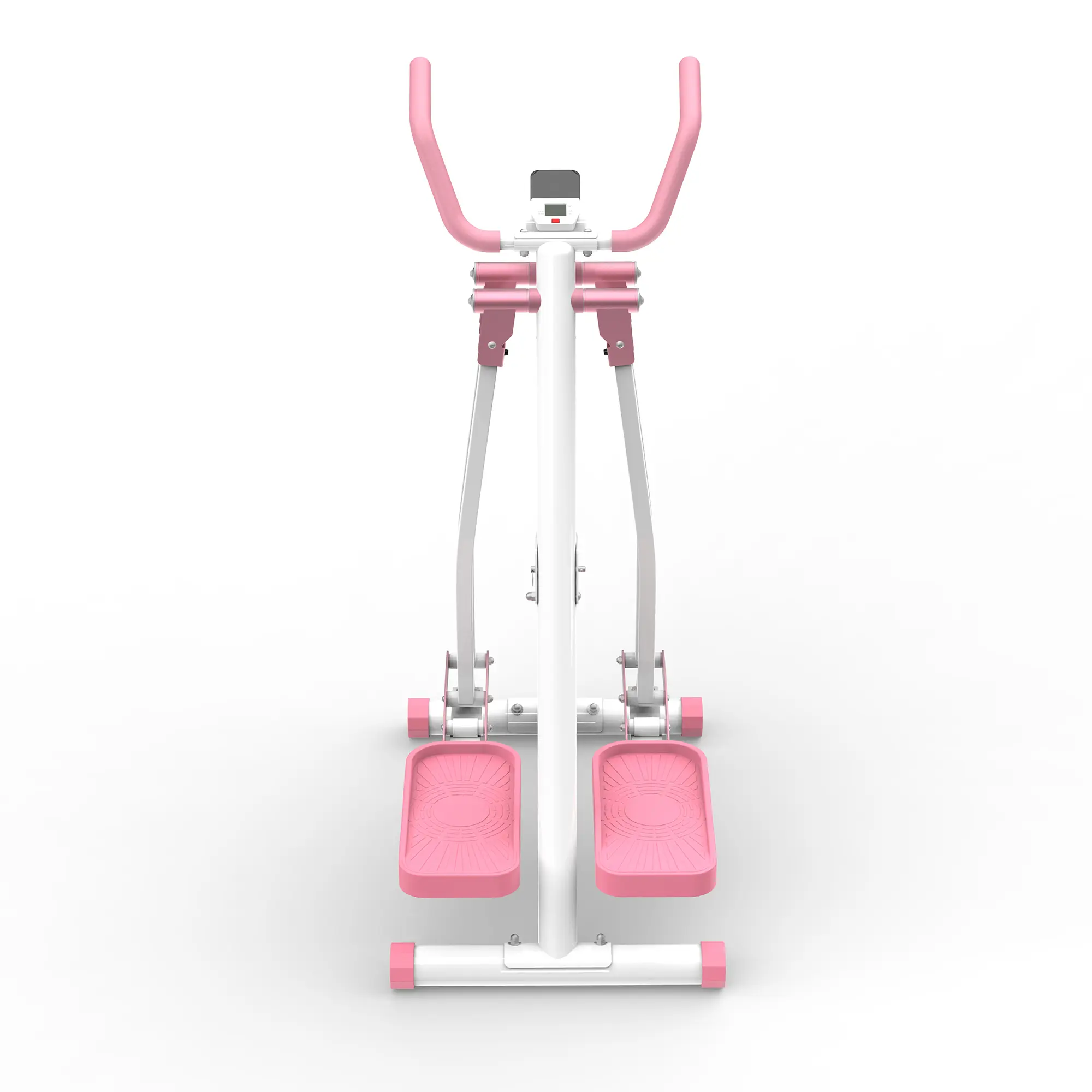 Air Walker Elliptical Machine, Foldable Cardio Cross Trainer Glider with LCD Display, Low-Impact Full Body Exercise Equipment for Home Gym Workouts