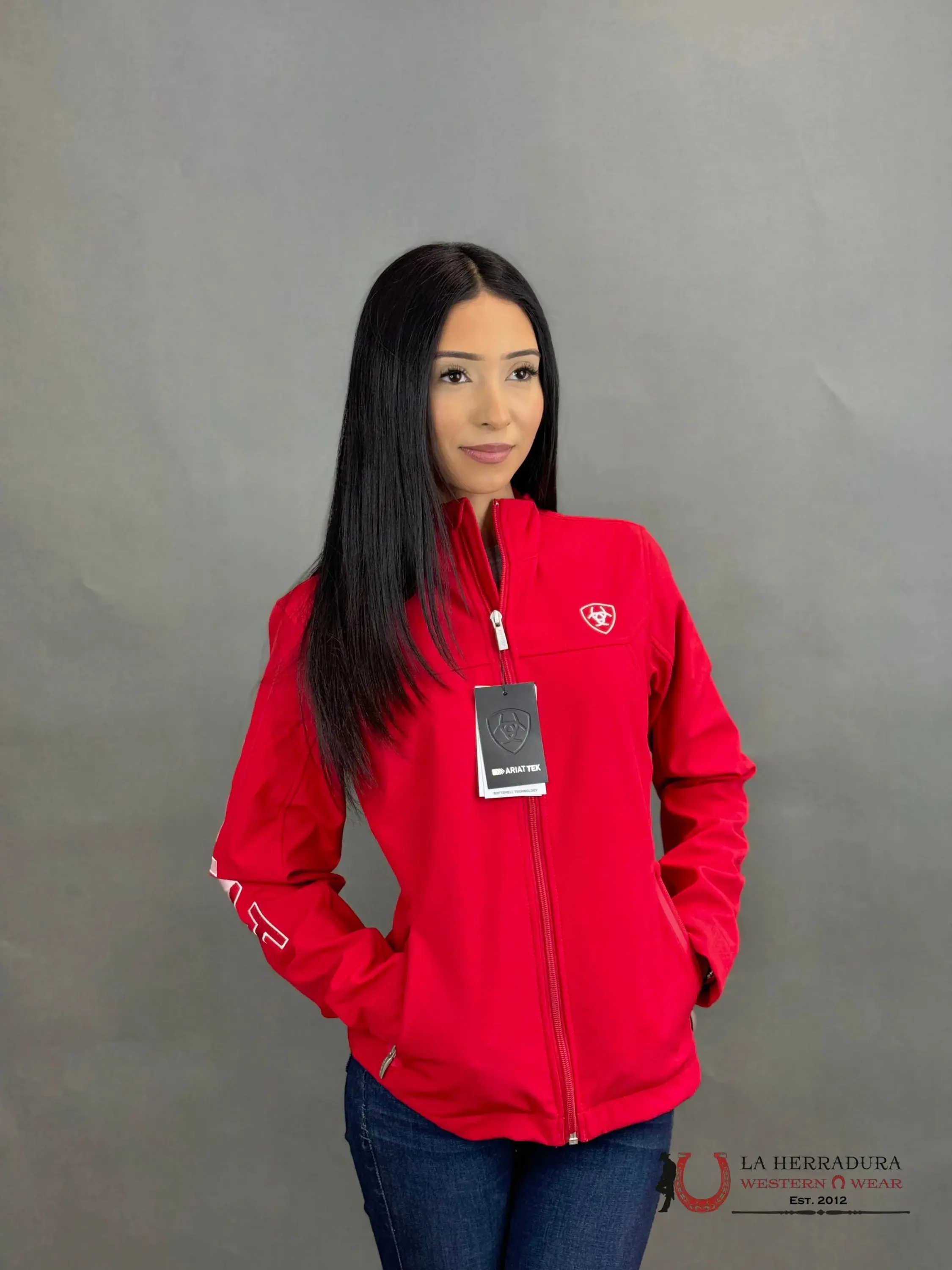 ARIAT WOMEN JACKET RED TEAM MEXICO FLAGE 10033526