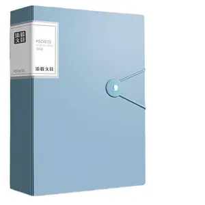 Customized Large-Capacity Buckle Test Paper Folder, Transparent Insert File Folder, Sheet Music Folder, Document Organizer, Files Organizer, Paper Organizers