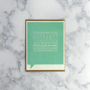 Husbands Friendship Card