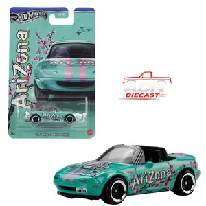 Hot Wheels Arizona 1991 Mazda MX-5 Miata 7Eleven  - Cherry Blossom - Diecast 1:64