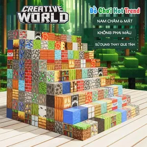 Magnetic cube mixed pack, 50-100 pieces, colors random,Strong magnetic force