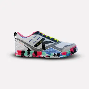 Kelme HAWK Men's Futsal Shoes – High Sole Extra Comfortable, Hand-Stitched Empowered Soccer Shoes, Flashy & Dynamic Style, Molds to Feet for Superior Performance on Futsal Courts (Sizes 4.5 US - 12)