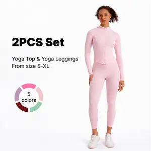 CKG Sculpting Pilates Set – Zip-Up Jacket & Flare Leggings