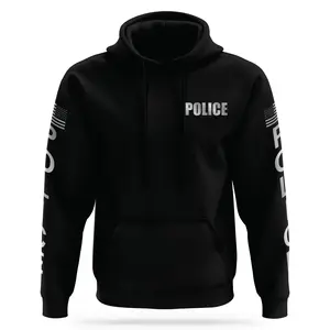 [POLICE] Reflective Performance Hoodie 2.0 [BLK/REF]