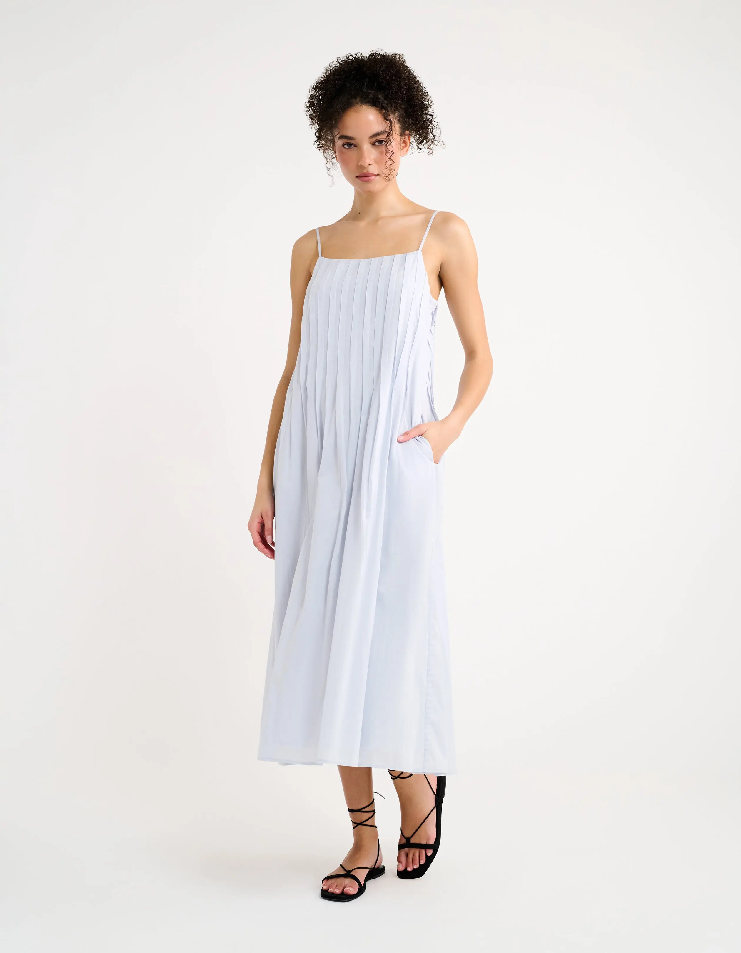 Poolside Midi Dress | Cornflower Blue