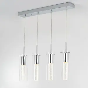 Bubble Flow 4-light pendant