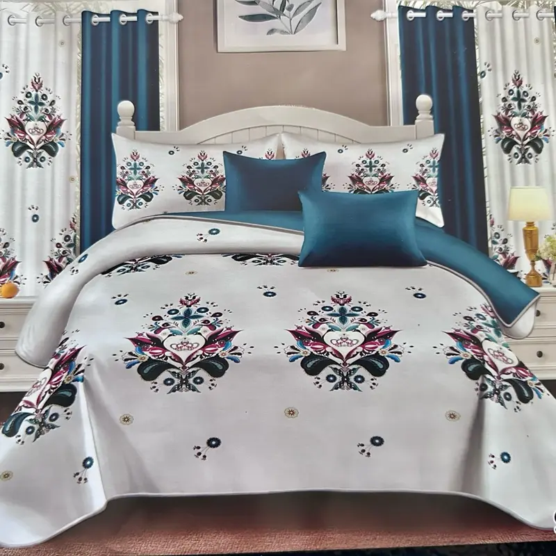 Quilt, Soft Microfiber Lightweight Bedding for Bedroom, All-Season Comfort Single Size Bed Cover