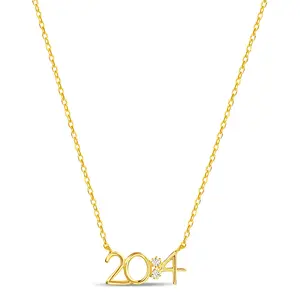 20:4 Sterling Silver Bible Verse Necklace