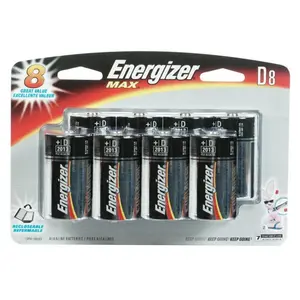 Energizer Max E95BP-8H D Alkaline Batteries