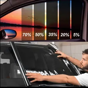 2026 New Car Sun Film Roll 50x300 Cm, UV Protection, Heat Insulation, Anti-Glare, Privacy Glass Sticker, Window Car Film, Sunshade