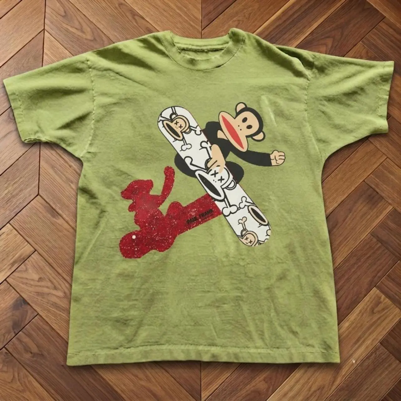 Monkey with glittery splash Baby Tee, Gift For Her, Gift Ideas