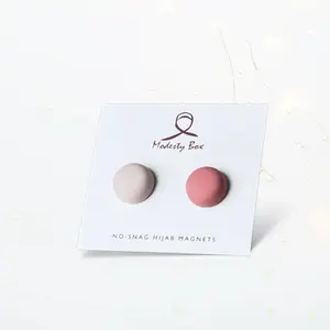 Matte Hijab Magnets Pins - Nude
