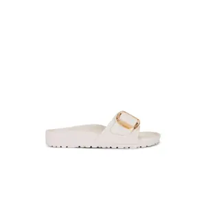 BIRKENSTOCK Madrid Big Buckle Eva Sandal in Eggshell