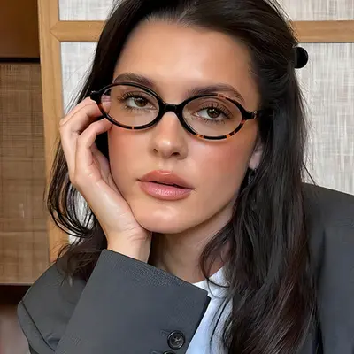 Oval Frames on Square Face TikTok Shop