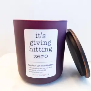 It’s Giving Hitting Zero Candle | Cheer Season Gift
