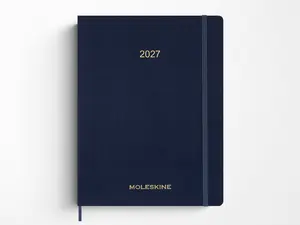 Moleskine 15 Month 2027 Weekly Planner - Sapphire Blue Soft Cover