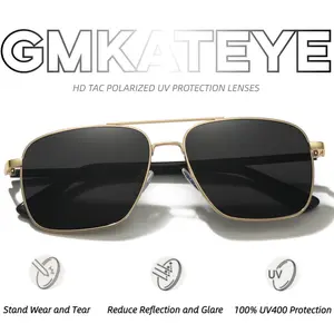 GMKATEYE Black High-Definition Polarized Sunglasses Anti-Dizziness for Long Drives & Travel Stylish Sunnies with Clear Polarized Vision UV400 Protection shades