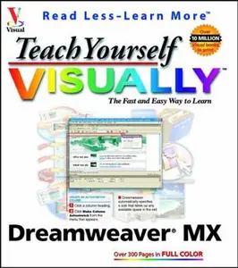 USED-Teach Yourself VISUALLY Dreamweaver MX by Janine Warner (Paperback)