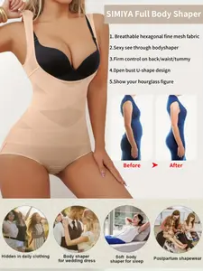 Women's Mesh Breathable Shapewear, Basic Faja, Sleeveless High Waist Compression, Minimalist Comfort, Firm Tummy Control, Airslim Bodysuit, Breathable Body Shaper, High Waist Shaping