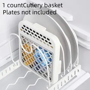 Expandable Dishwasher Cutlery Basket, Grid Storage Bin for Small Items Kitchen Utensils Cleaning Accessories, Portable Drying and Washing Tray