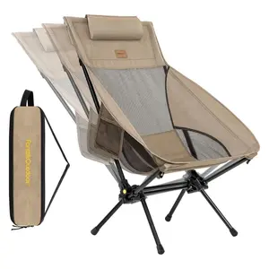 【FathersDayGift】FanttikOutdoor Zeta L8 Max Camping Chair, Portable & Lightweight, Comfort-Driven Foldable Rocking Chair with Carry Bag for Camping, Hiking, Patio, Fishing, Support up to 250 lbs,summerwins