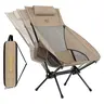 【ToolUpgrade】FanttikOutdoor Zeta L8 Max Unisex Collapsible Folding Chair - Aerospace Alum. Gentle Rocker, Portable Lightweight, Compact, Space-Saving Rolling, 25.2" x 25.2" x 38.1", Carry Bag, Max 250lbs for Camping, Outdoor Patio, gift ideas