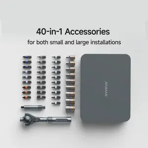 40 in 1 Magnetic Ratchet Screwdriver Set with Detachable Handle,180° Ratchet Head, Portable Multi Bit Precision Repair Tool Kit for Automotive,Bicycle,Furniture Model Repair,Ideal Gift for Man Heavy Duty Tool