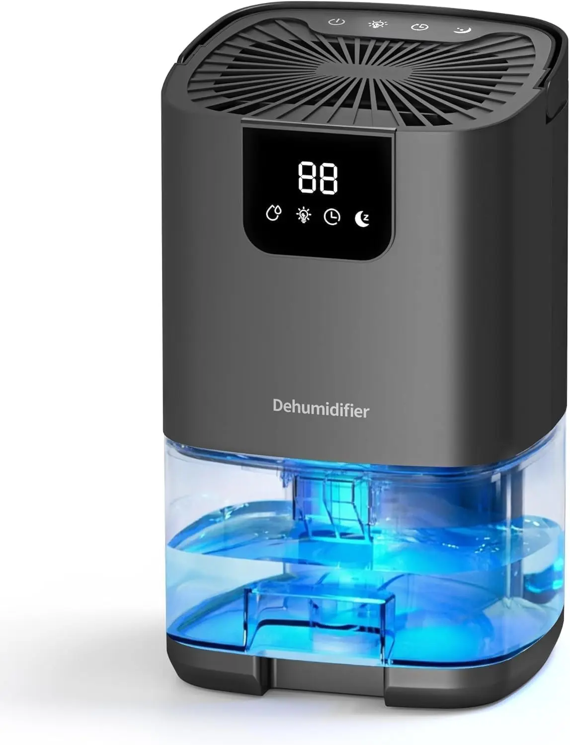 Dehumidifier,35OZ（350sq ft）Small Dehumidifier for Home, Screen Display Quiet with Auto Shut Off,Dehumidifiers for Bedroom,Bathroom,Closet,RV