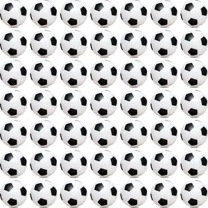 Mini Soccer Stress Balls 96 Pcs 2'' Inch Foam Sports Stress Ball Bulk for Kids Adults Small Soccer Party Favors Stress Anxiety Relief Relaxation Squeeze Ball for Party Decor School Carnival Reward