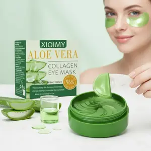 60pcs Hydrating Eye Mask with Collagen & Aloe Vera, Firming Gel Patches, Under Eye Patches for Dark Circles, Skin Care Treatment, Eye Tightener